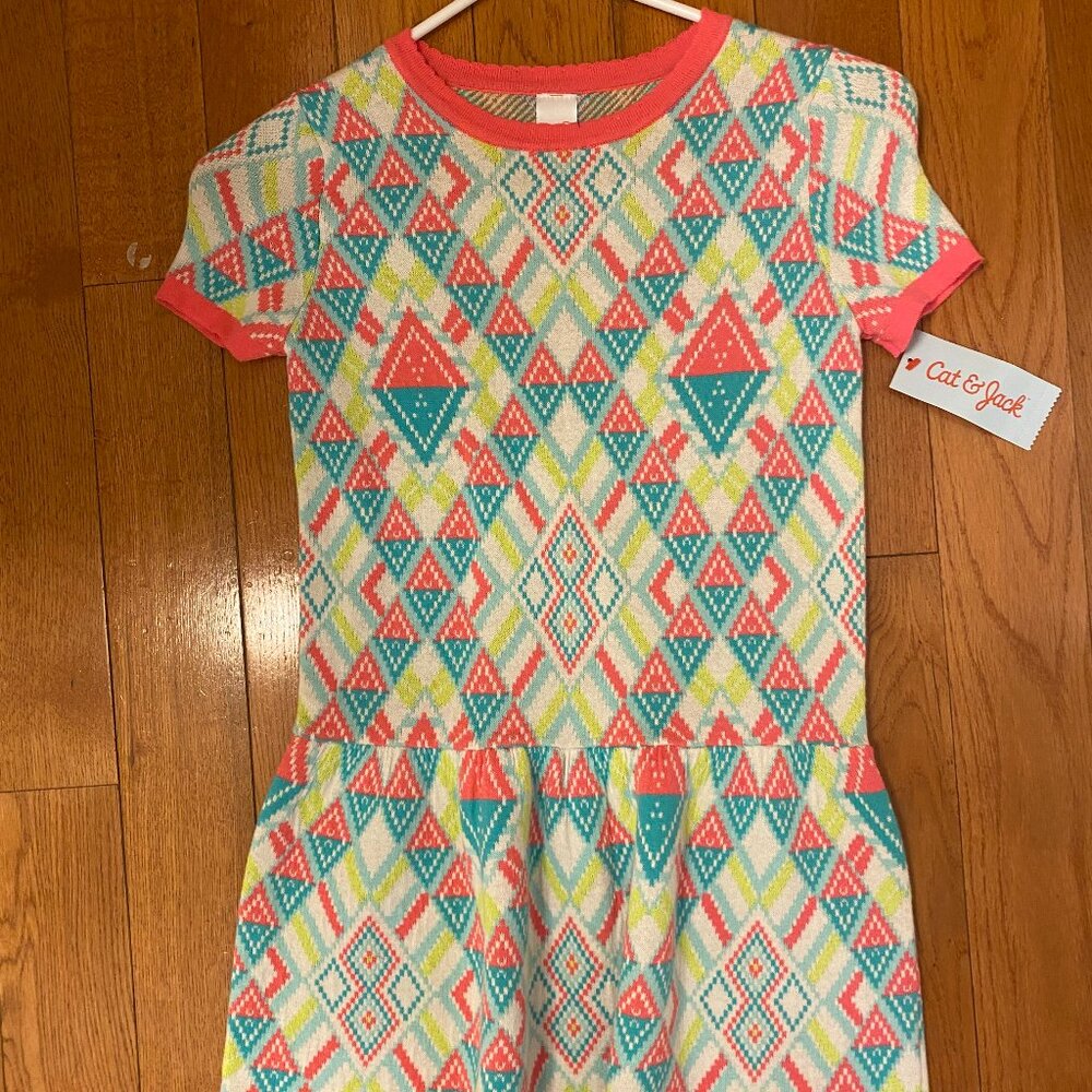 NWT Cat & Jack Sweater Dress Kids Size 7/8